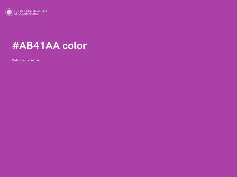 #AB41AA color image