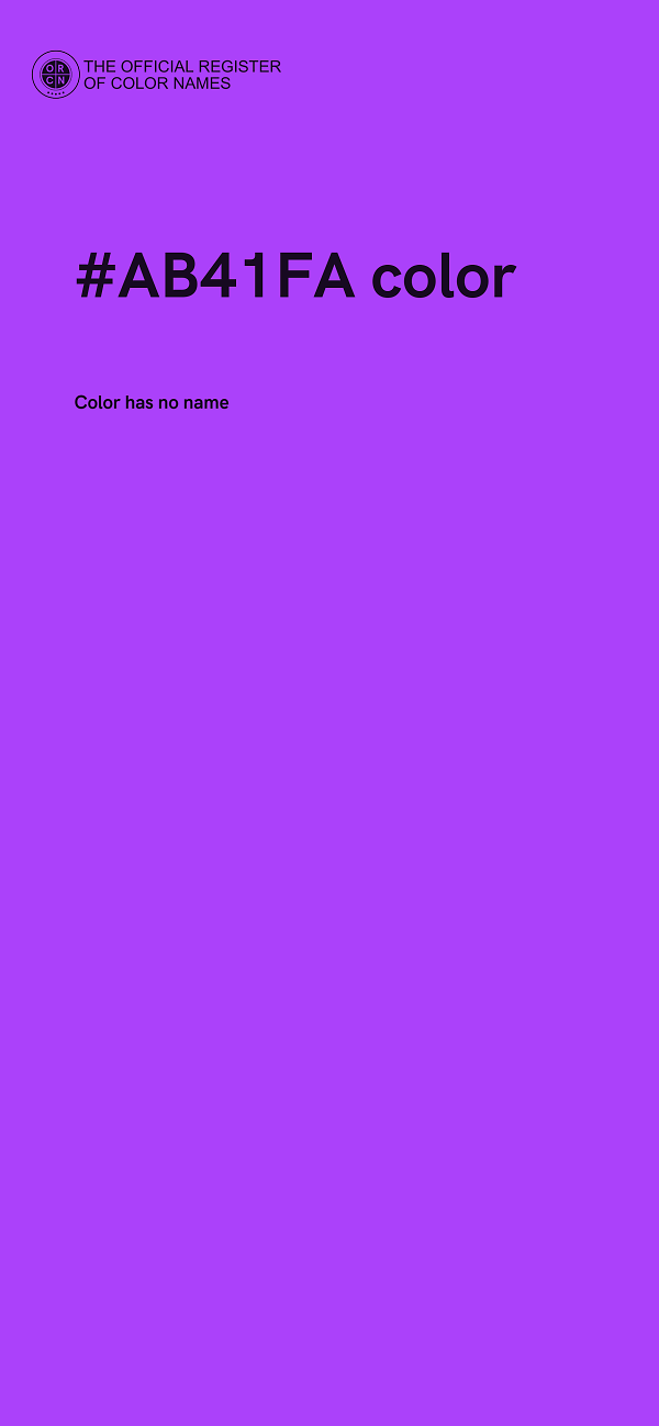 #AB41FA color image