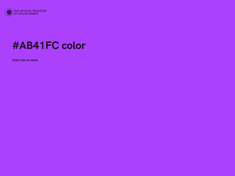 #AB41FC color image