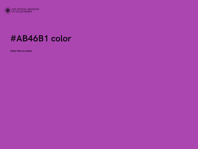 #AB46B1 color image