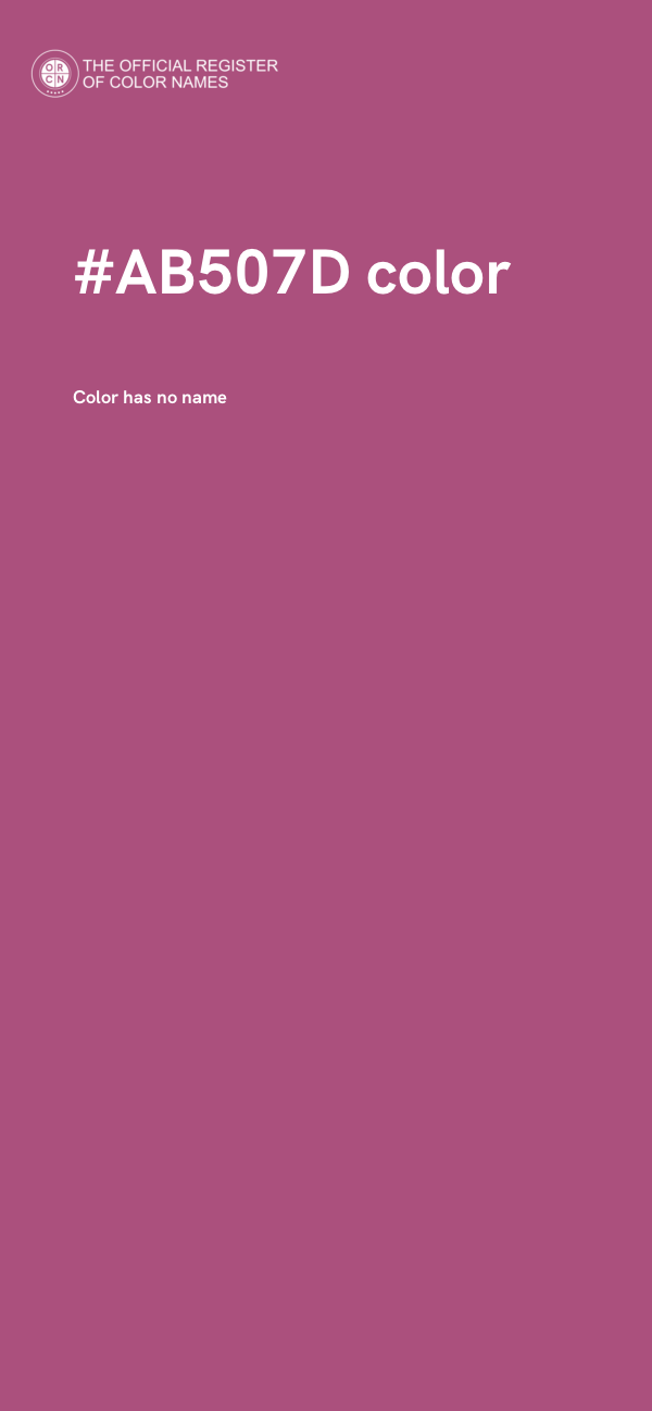 #AB507D color image