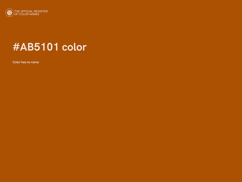 #AB5101 color image