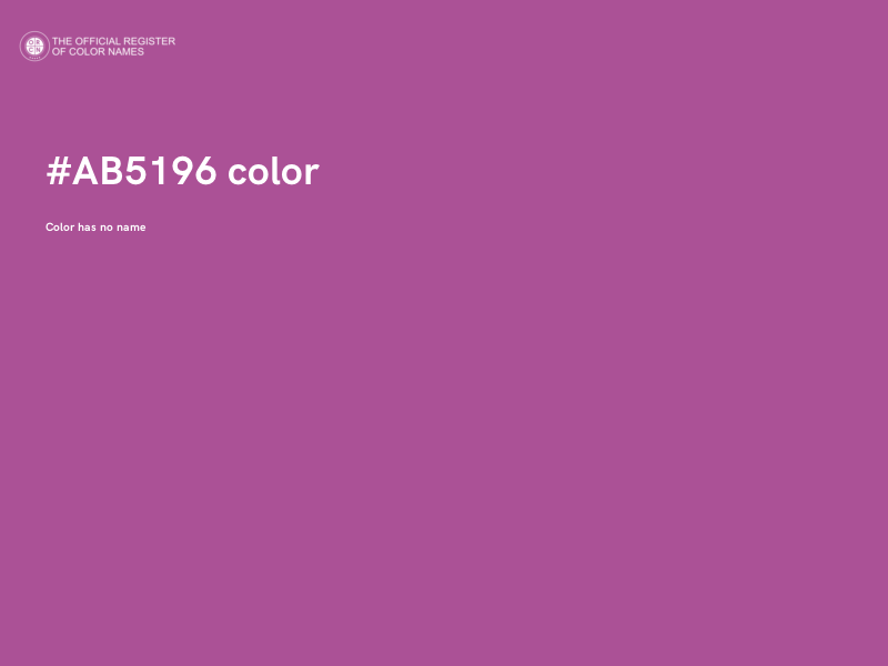 #AB5196 color image