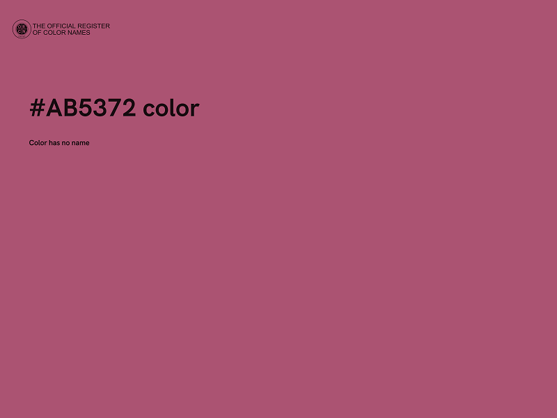 #AB5372 color image