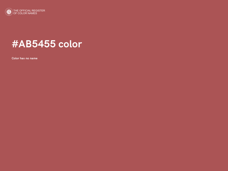 #AB5455 color image