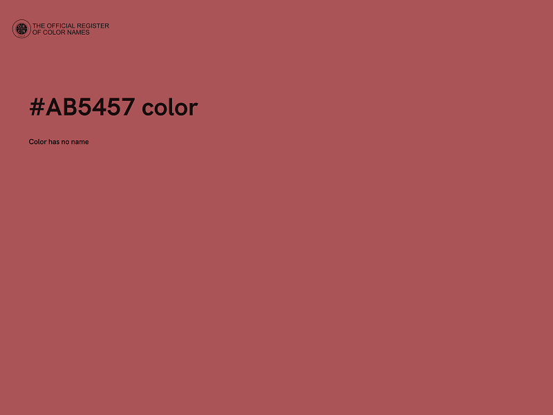 #AB5457 color image