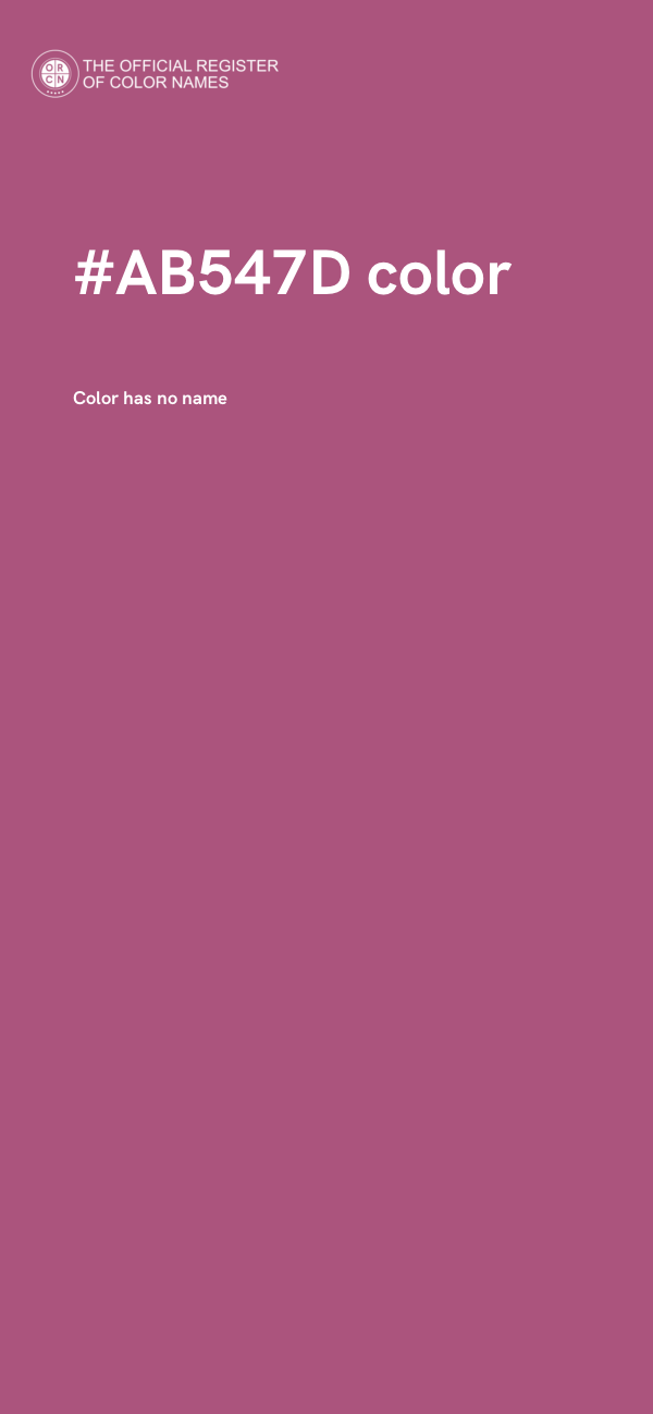 #AB547D color image