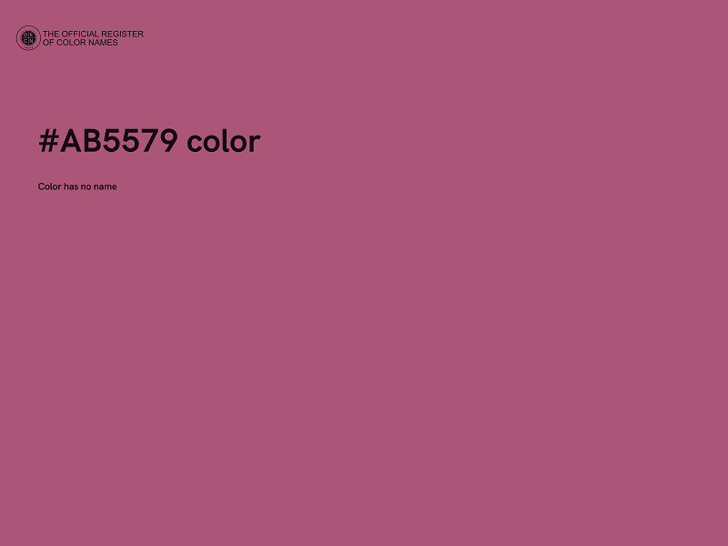 #AB5579 color image