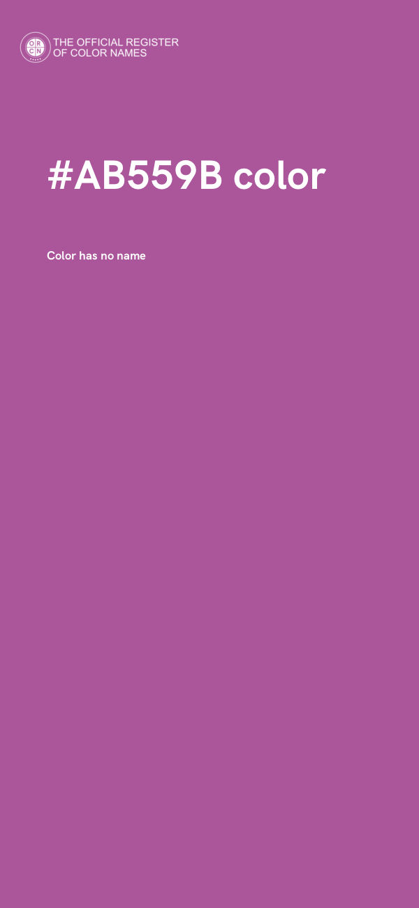 #AB559B color image