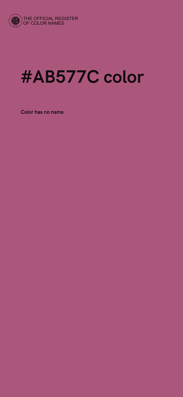 #AB577C color image