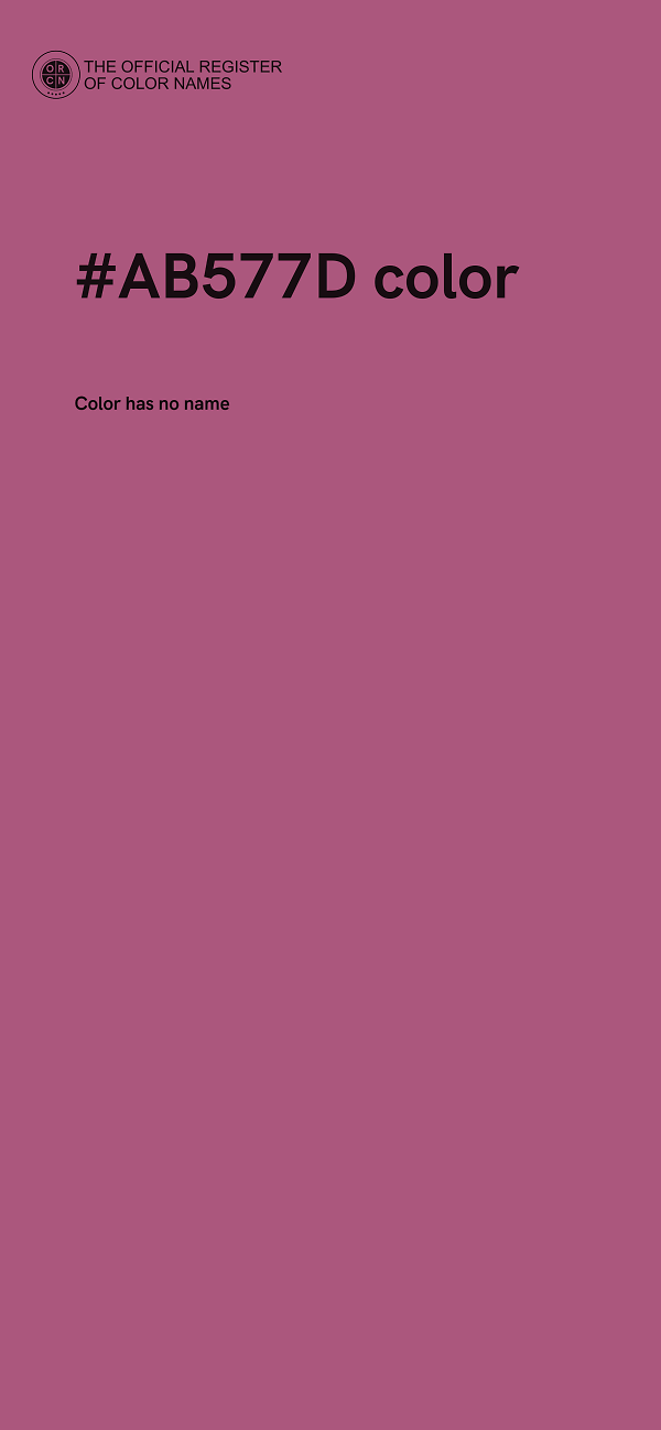#AB577D color image