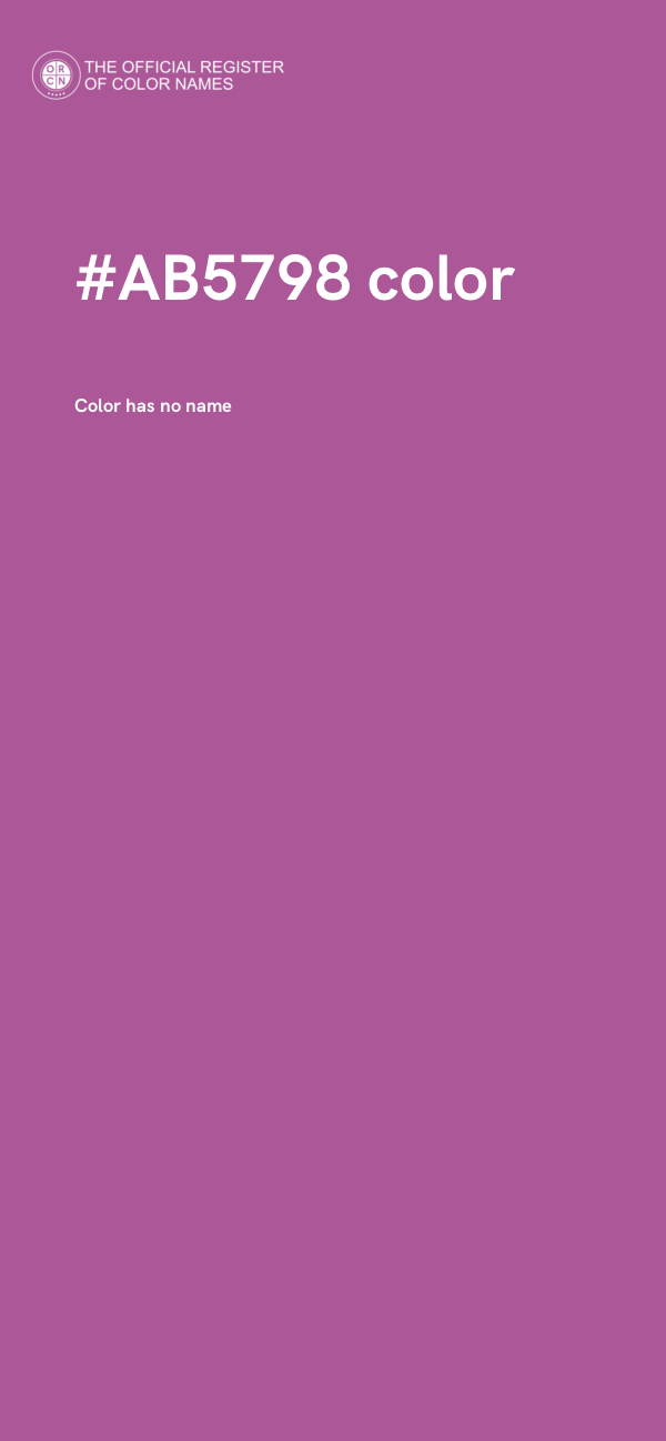 #AB5798 color image