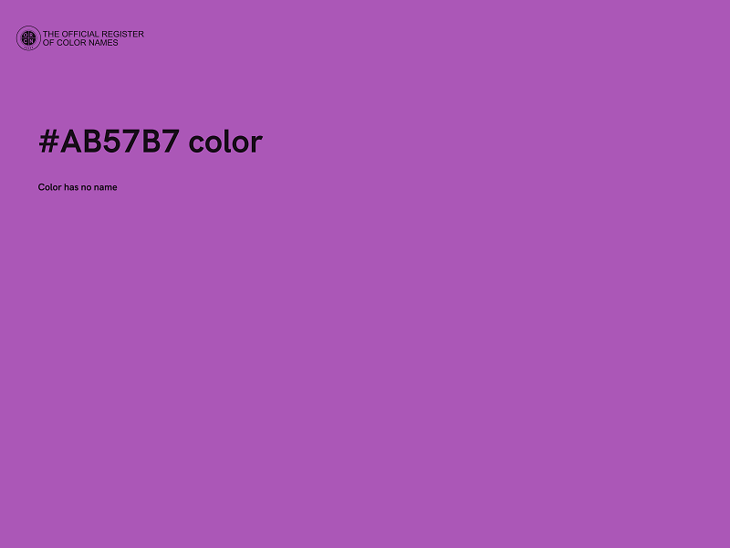 #AB57B7 color image