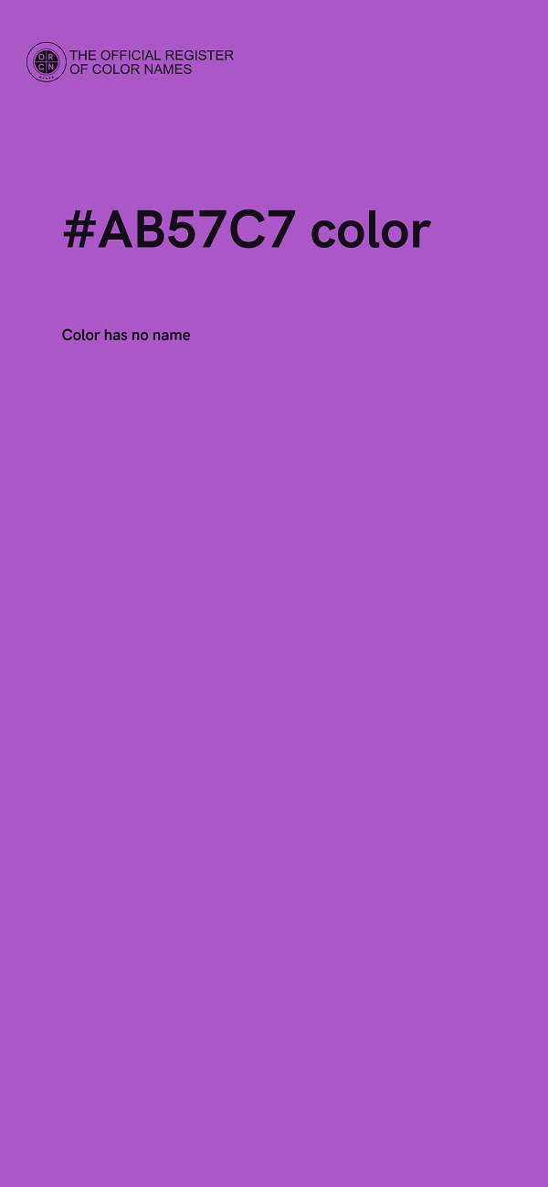 #AB57C7 color image