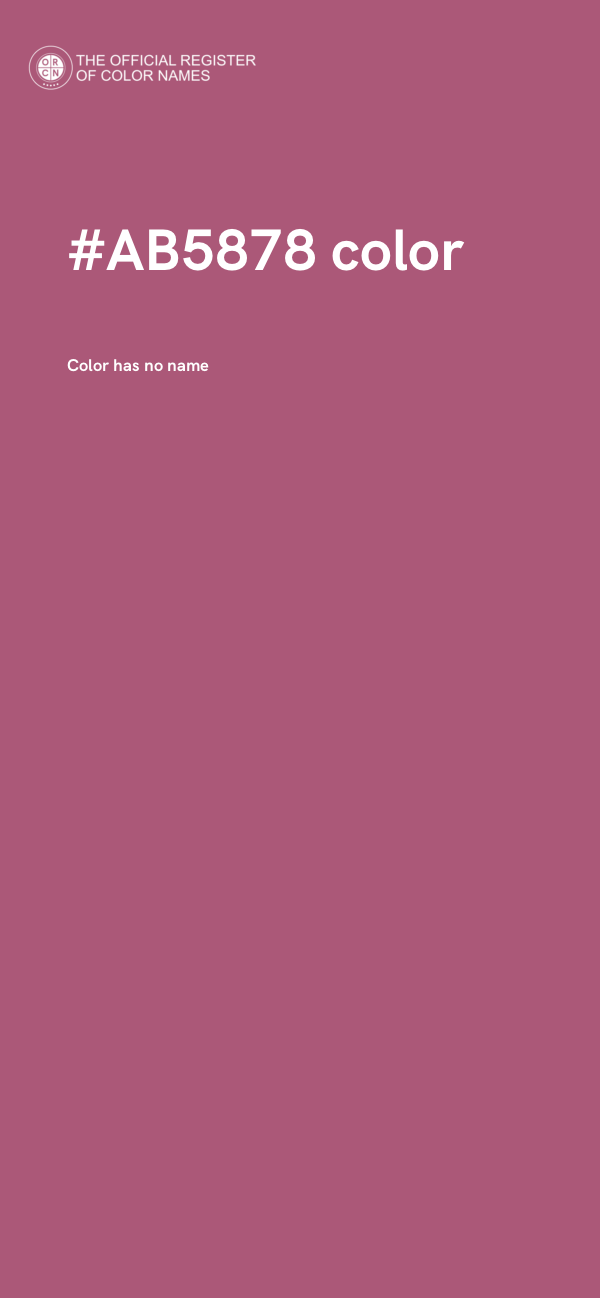 #AB5878 color image
