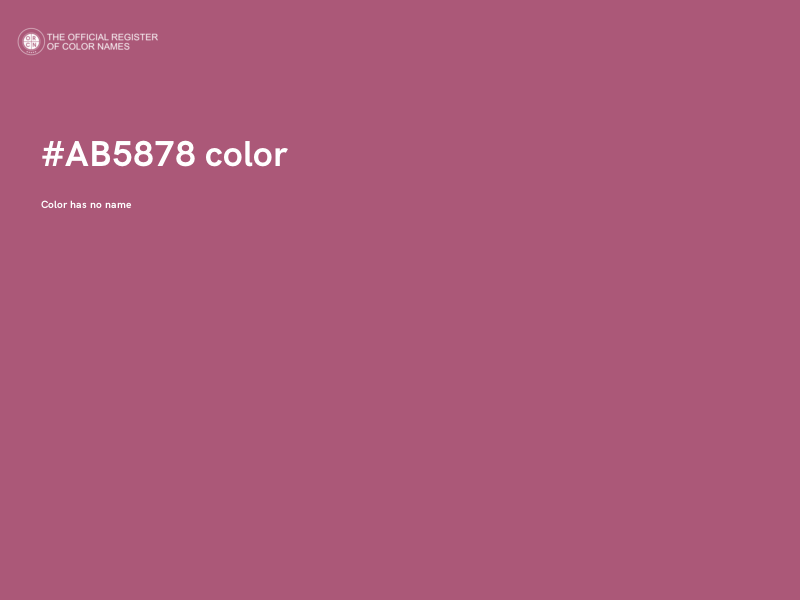 #AB5878 color image