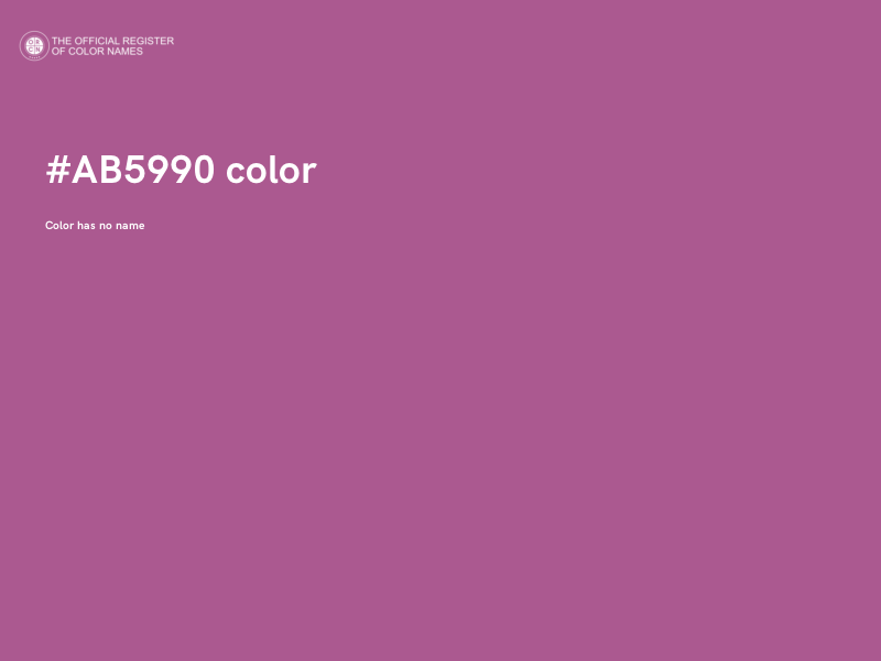 #AB5990 color image