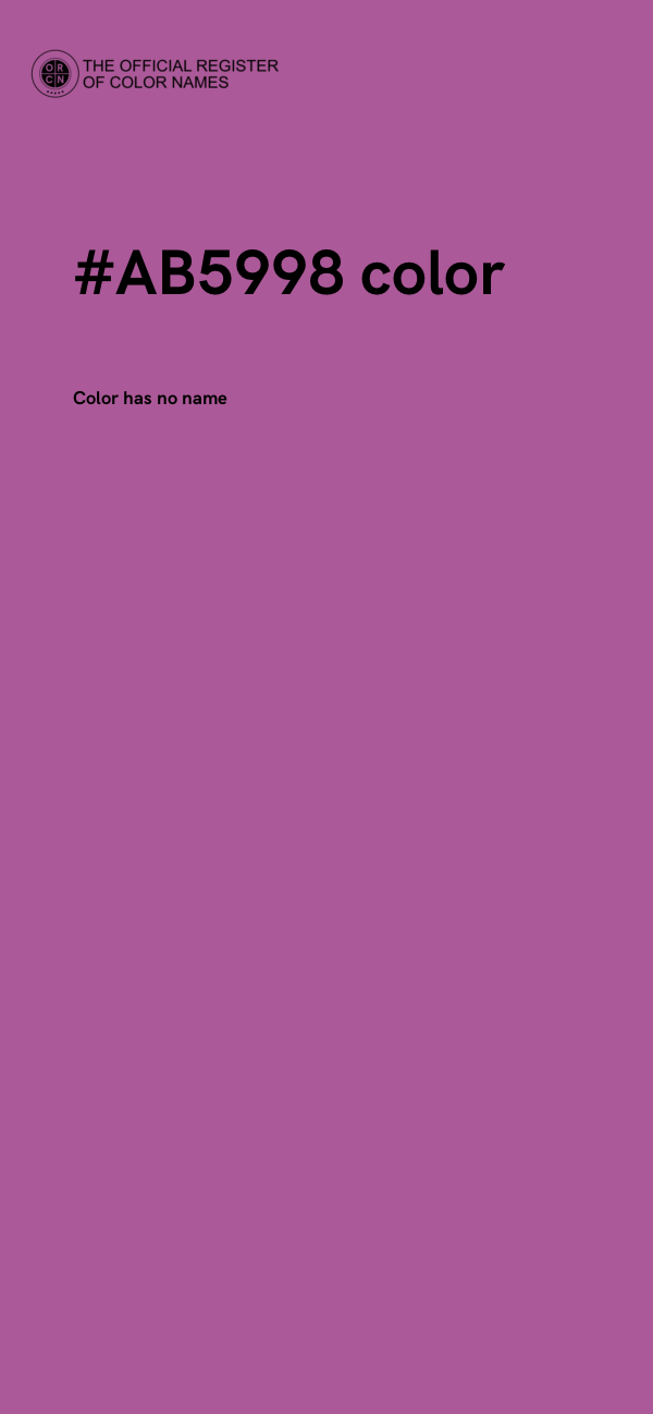 #AB5998 color image