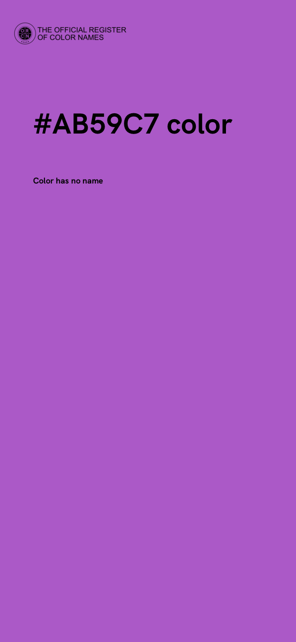 #AB59C7 color image
