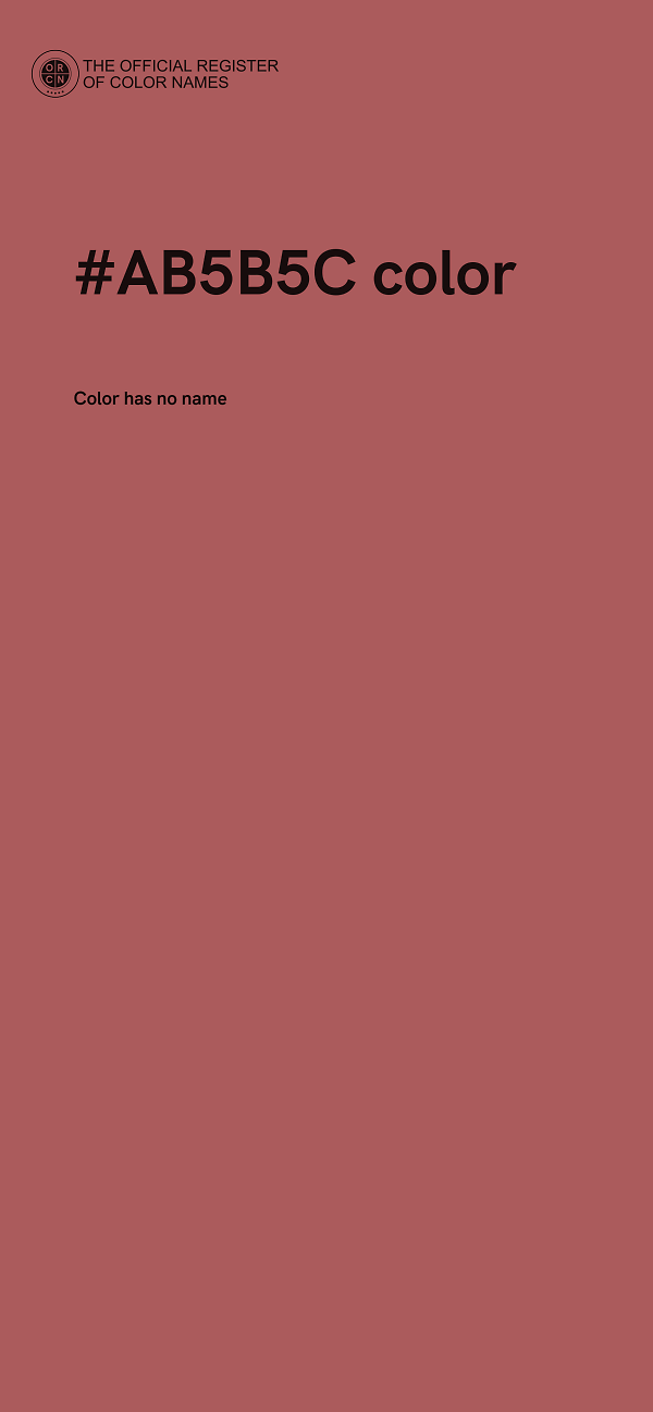 #AB5B5C color image