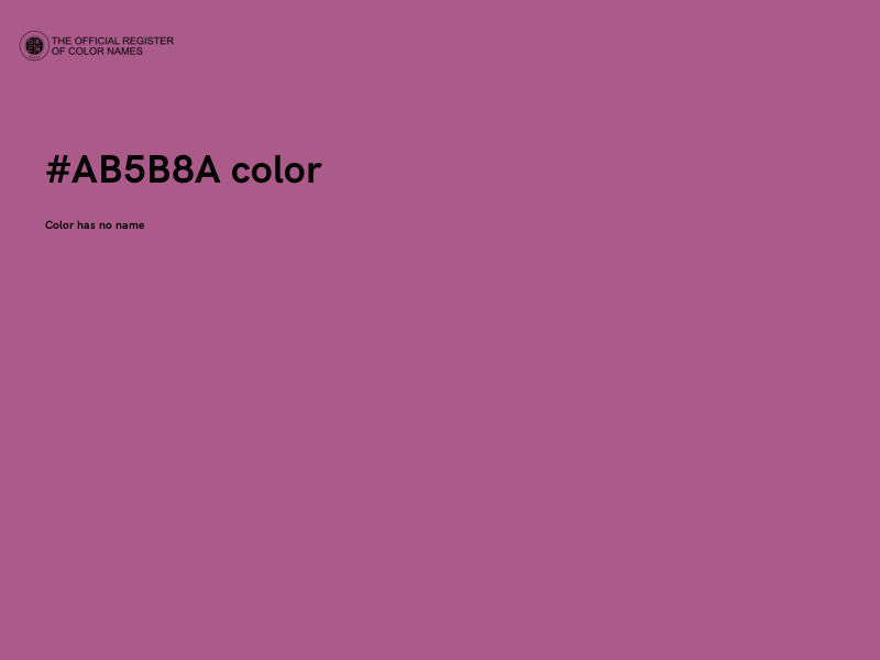 #AB5B8A color image
