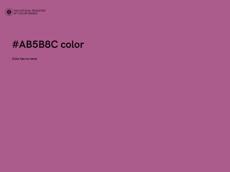 #AB5B8C color image