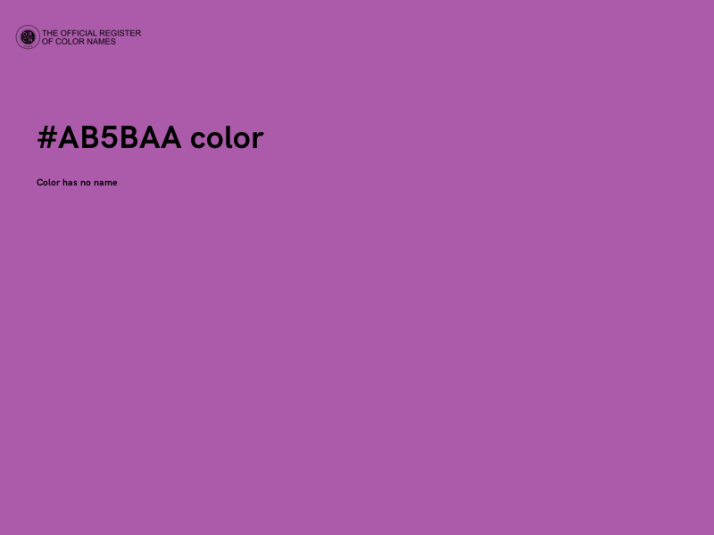 #AB5BAA color image