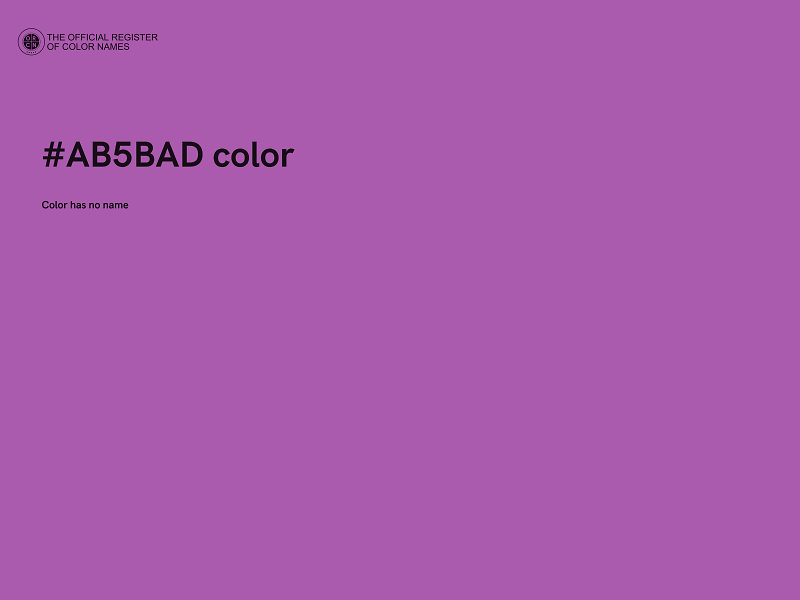#AB5BAD color image