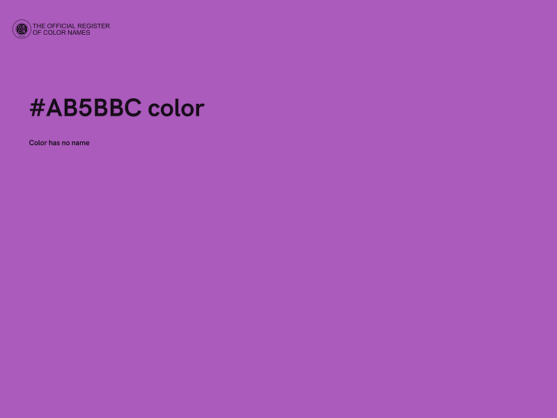 #AB5BBC color image