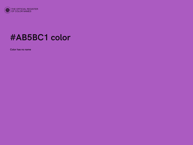 #AB5BC1 color image