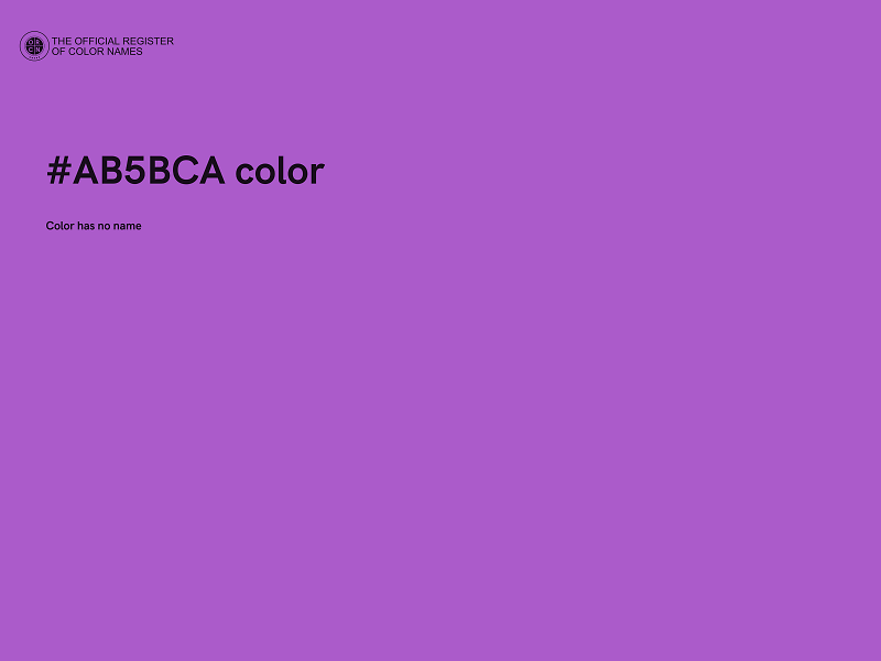 #AB5BCA color image