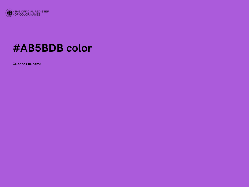 #AB5BDB color image