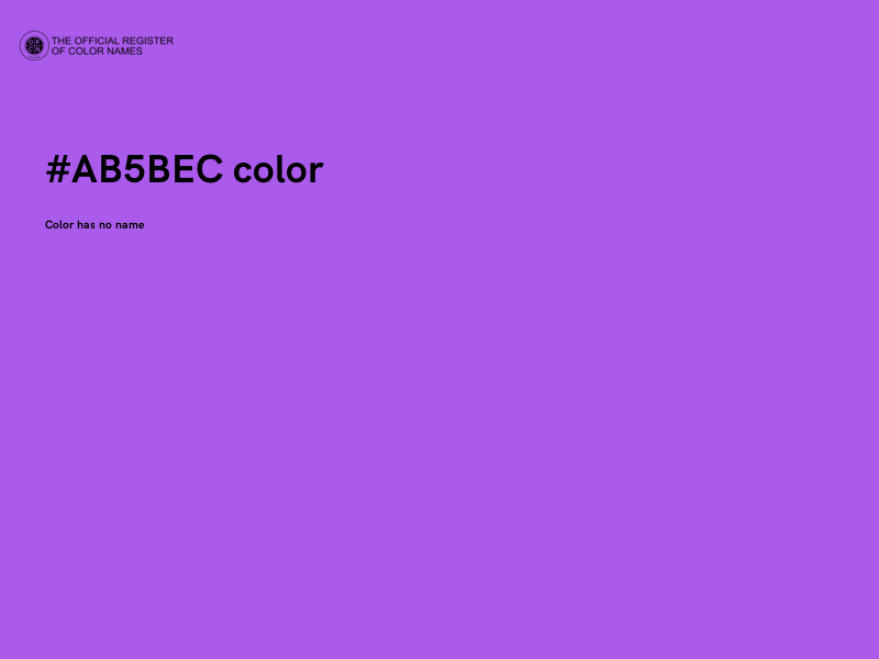 #AB5BEC color image