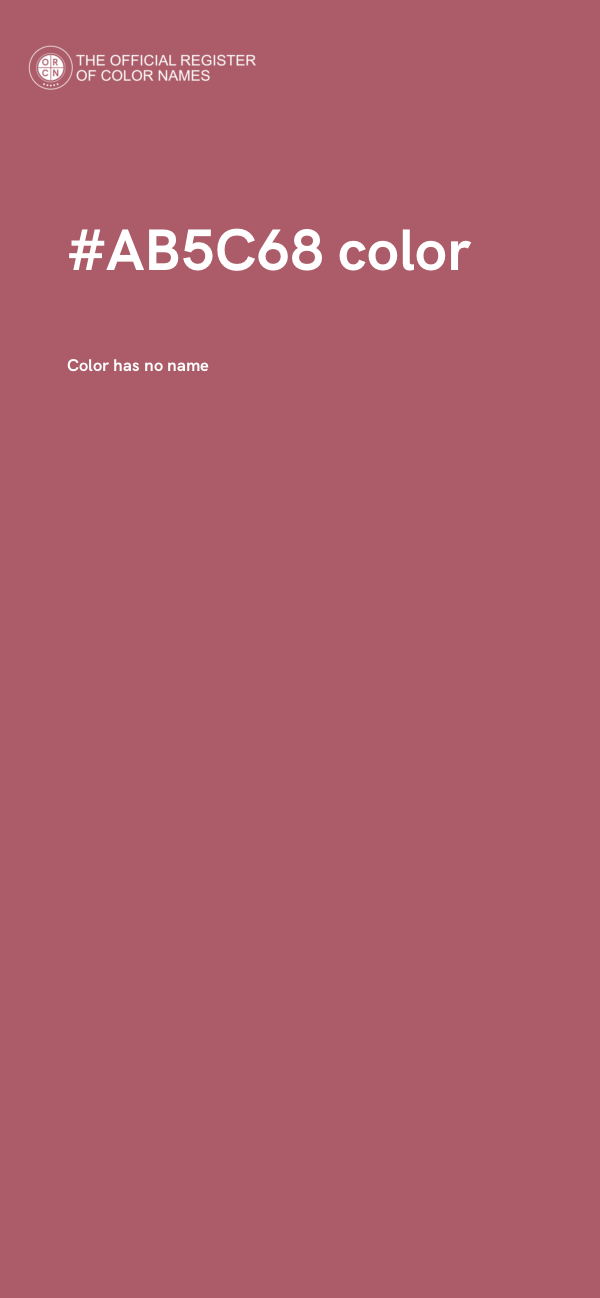 #AB5C68 color image