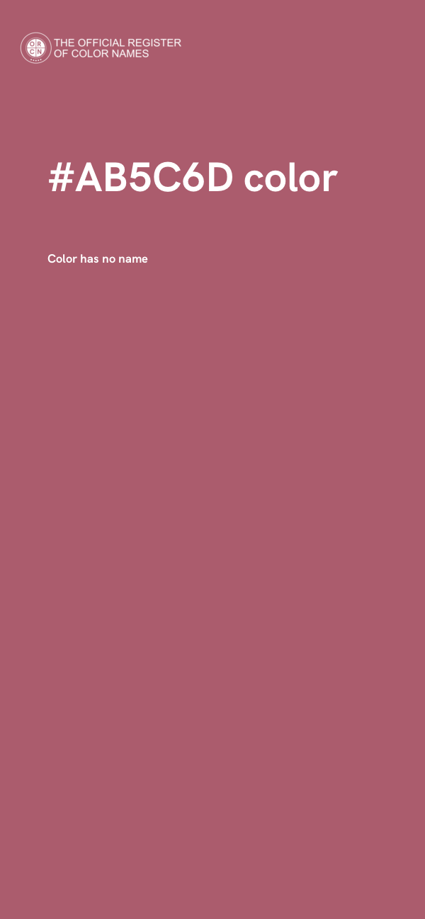 #AB5C6D color image