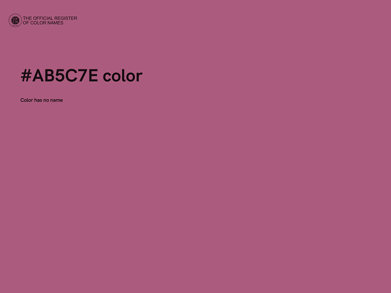 #AB5C7E color image