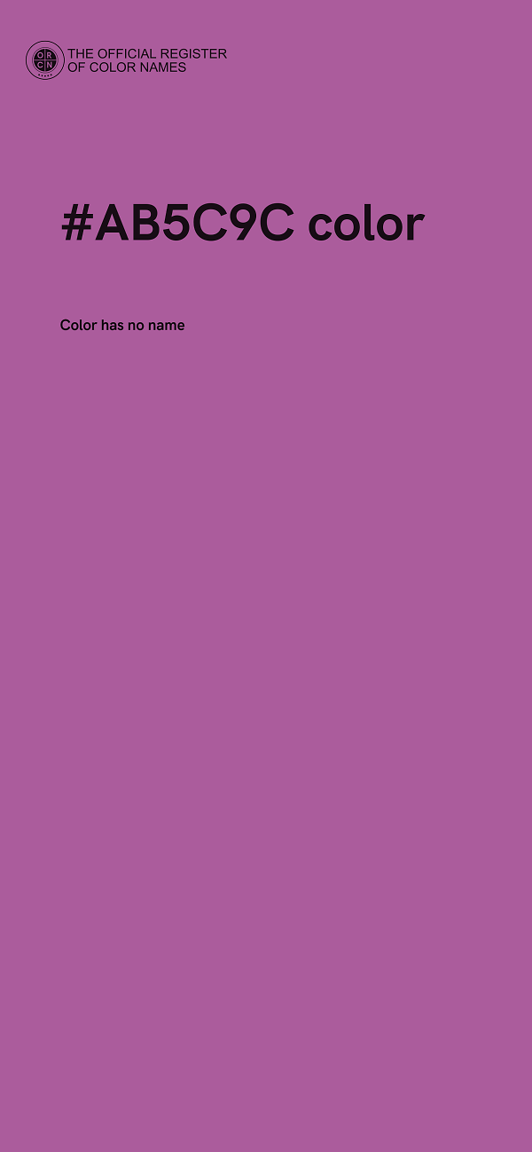 #AB5C9C color image