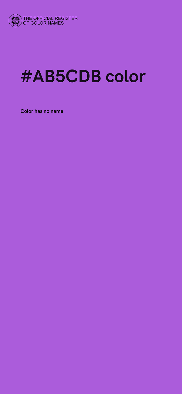 #AB5CDB color image