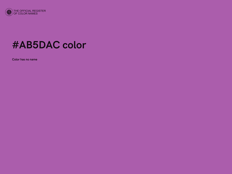 #AB5DAC color image