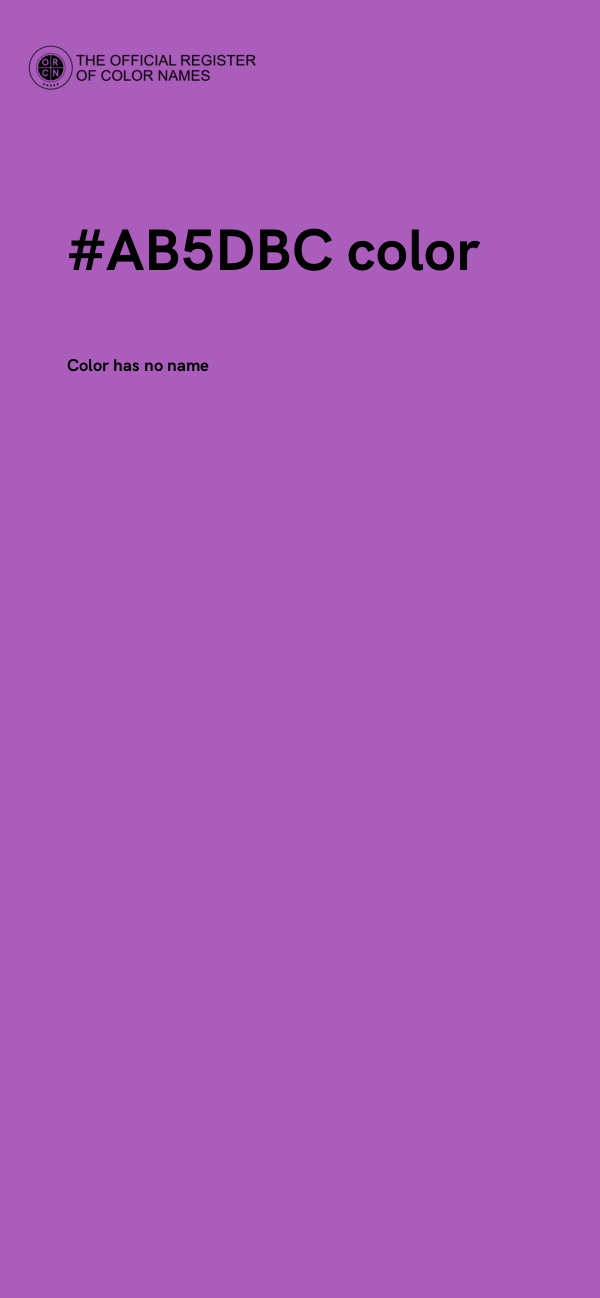 #AB5DBC color image