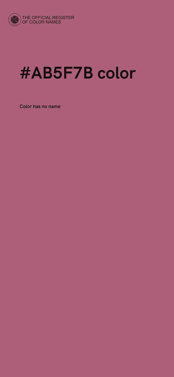 #AB5F7B color image