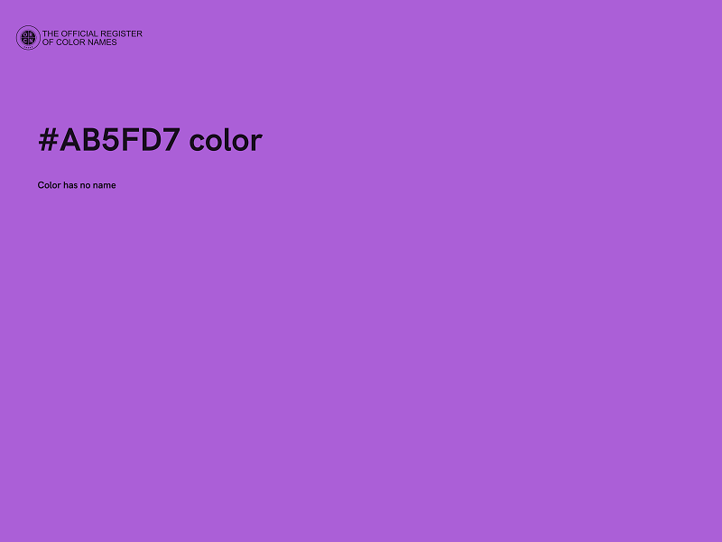 #AB5FD7 color image