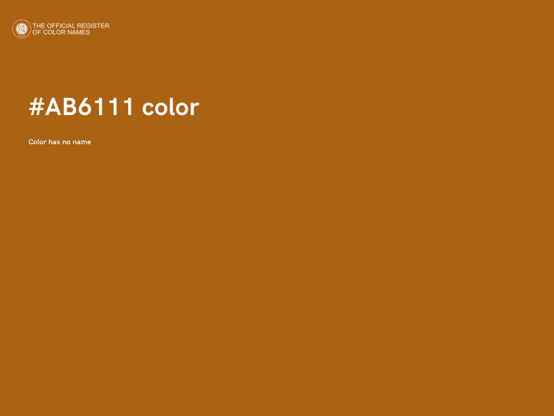 #AB6111 color image