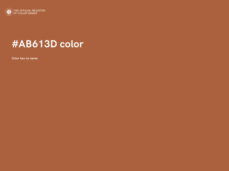 #AB613D color image