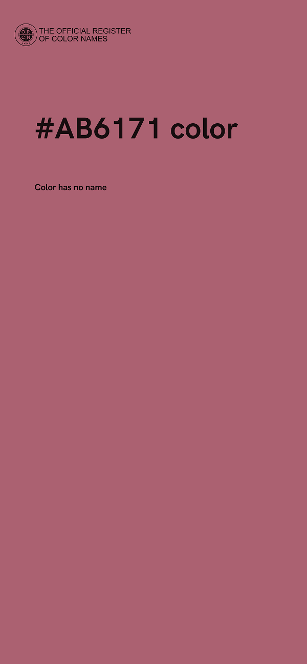 #AB6171 color image