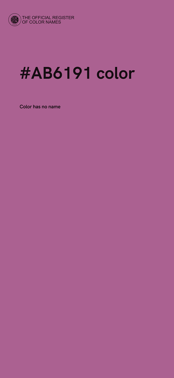 #AB6191 color image