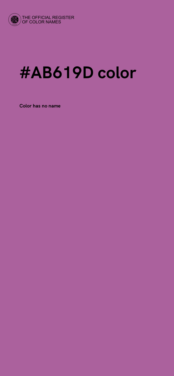 #AB619D color image