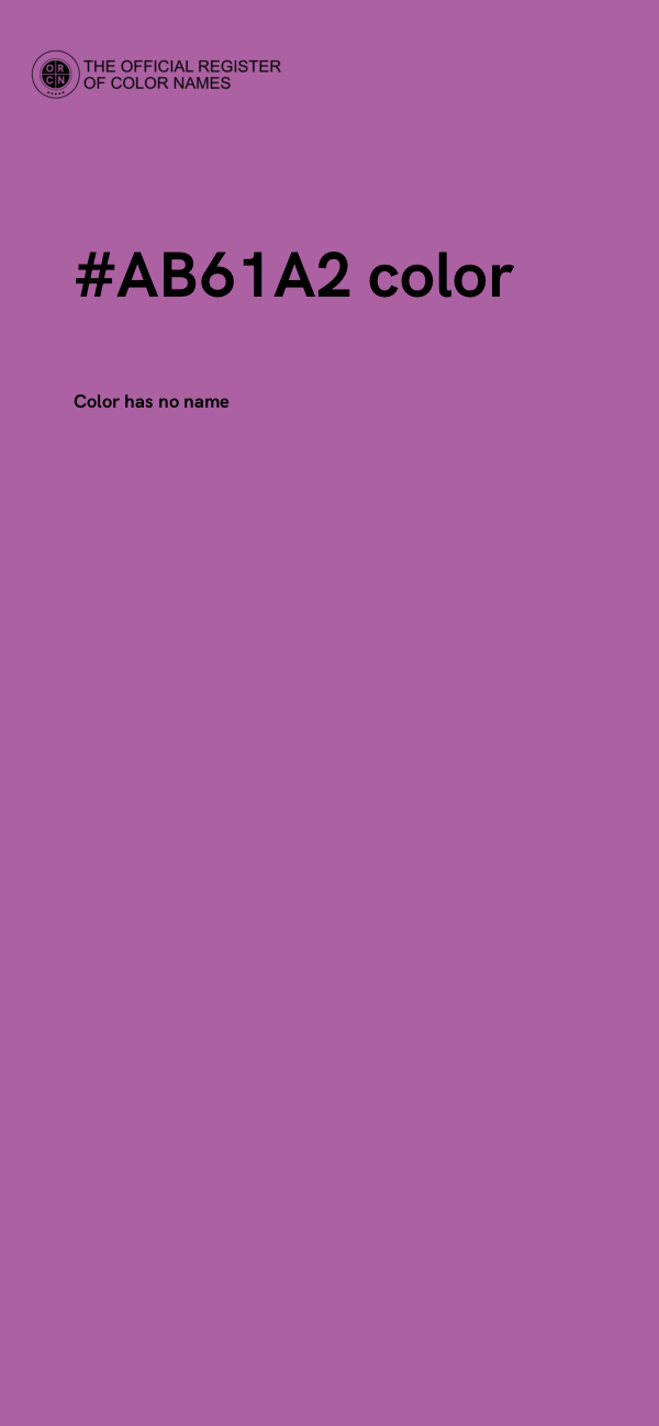#AB61A2 color image