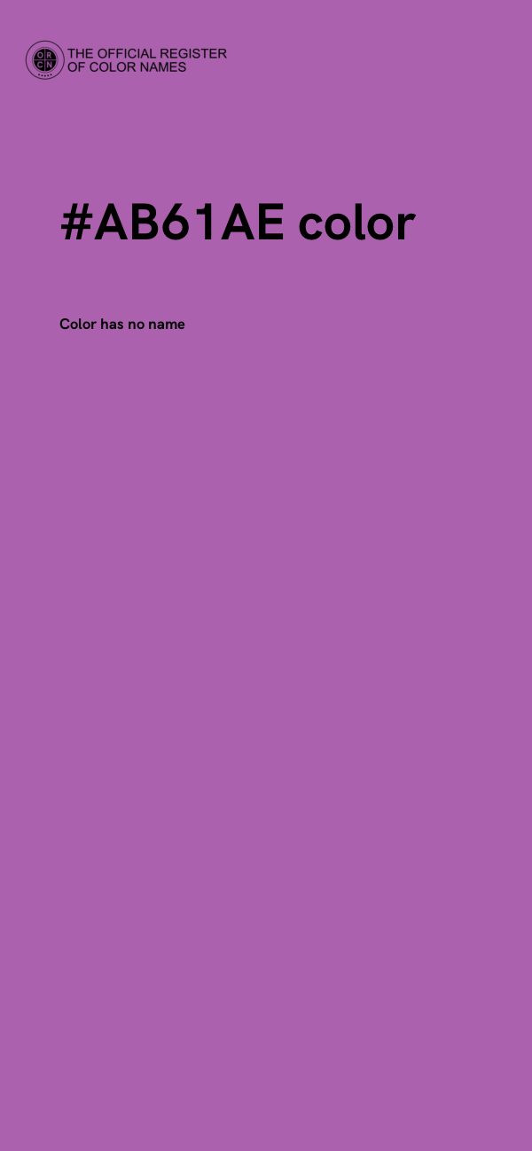 #AB61AE color image