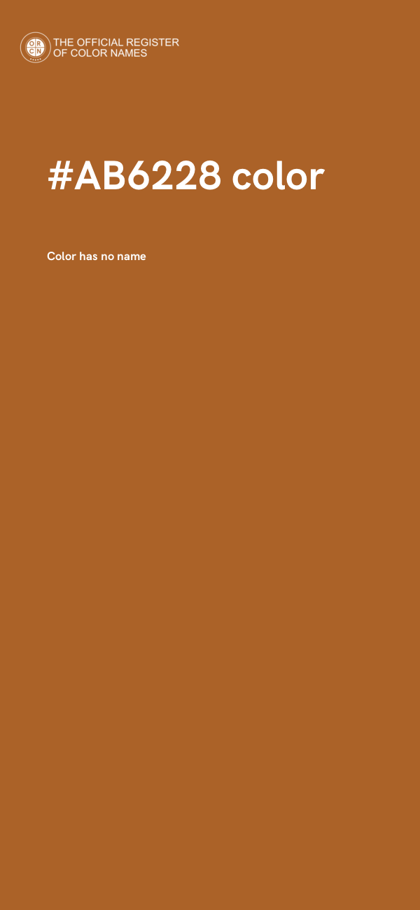 #AB6228 color image